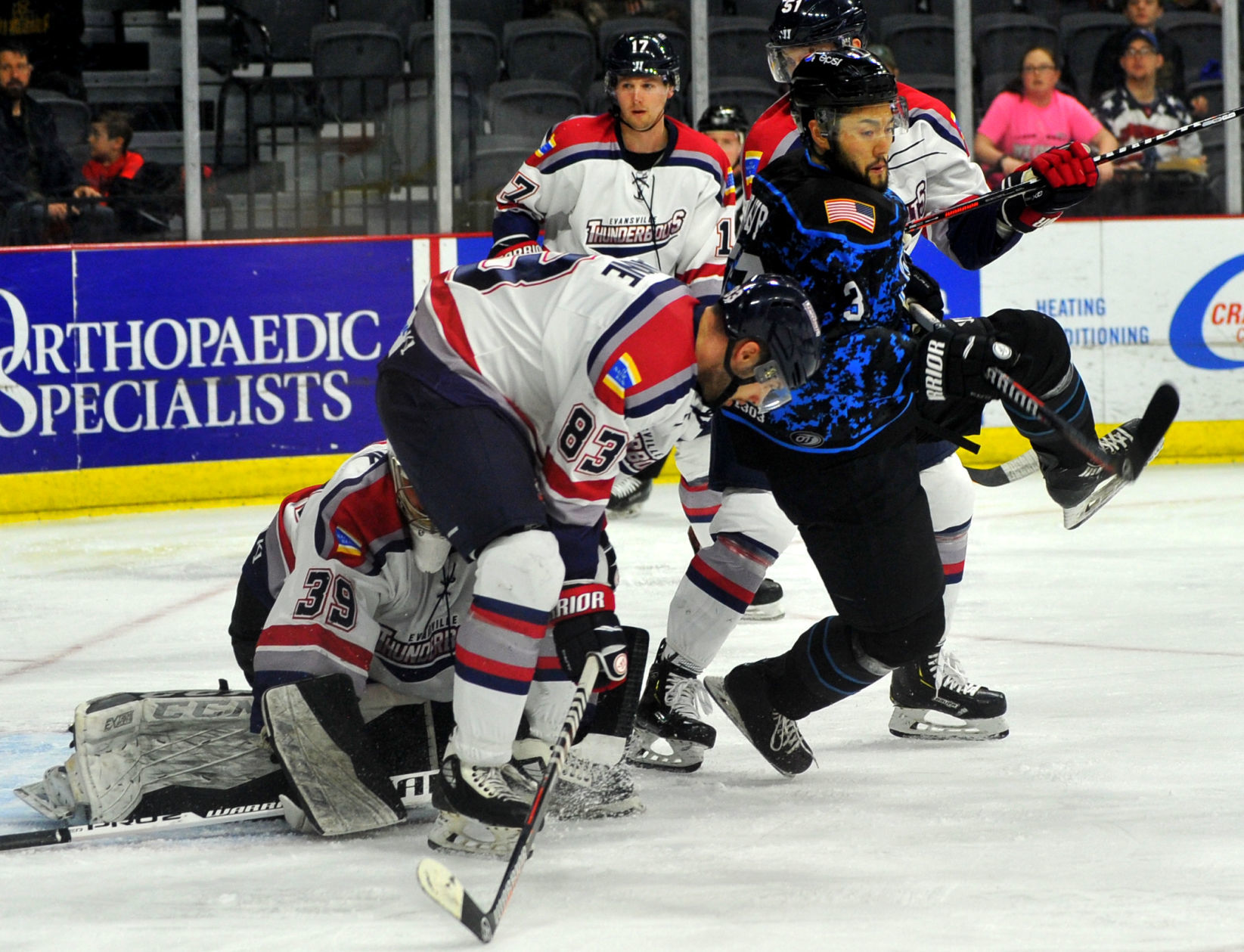 Quad City Storm vs Evansville hockey